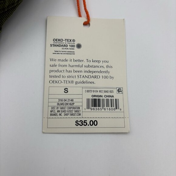 Women's Small Mid-Rise Tapered Fit Pants - Knox Rose Olive Green - Picture 7 of 11